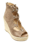 Cork Heeled Platform